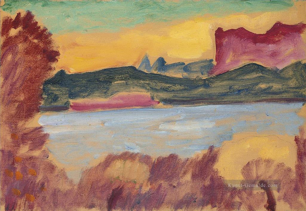 landschaft genfer siehe 1915 Alexej von Jawlensky Expressionismus Ölgemälde